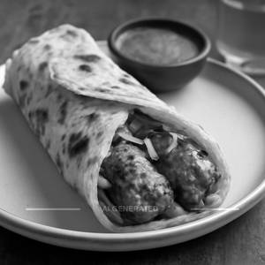 Double Chicken Seekh Roll