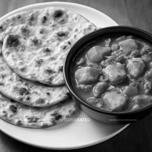 Kadai Paneer With 3 Tandoori Butter Roti