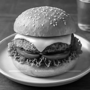 Veg cheese burger