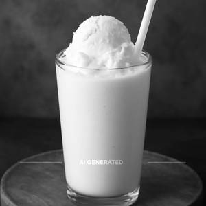Vanilla Shake With Vanilla Ice Cream