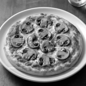 Mushroom Pizza [7 Inches]