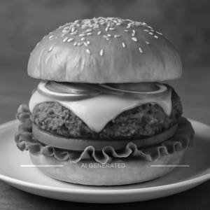Veg cheese burger