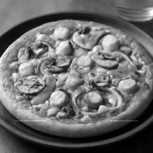 8" Deluxe Veggie Pizza