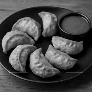 Veg fried momos