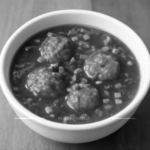 Veg Manchurian Soup
