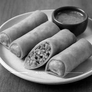 Paneer Bhurji Spring Roll