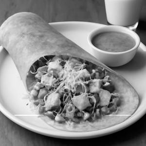 Paneer Salad Roast Dosa With Cheese