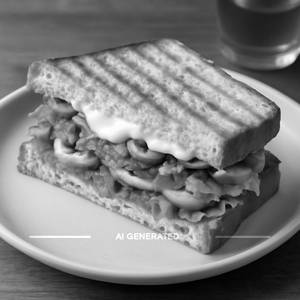 Cheese vegetable sandwich