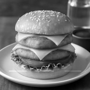 Double Cheese Paneer Burger