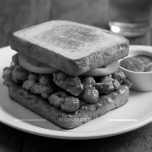 Chicken tandoori sandwich