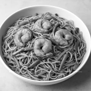 Prawns Hakka Noodles