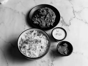 Ghee Rice+ Beef Roast(lite)+ Raitha+ Pickle Meal