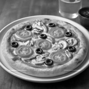 Deluxe veg pizza