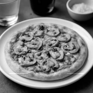 7" Mushroom Pizza