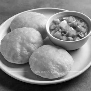 6 Poori and Aloo Matar