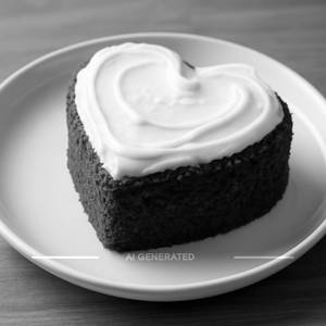 Red Velvet Heart Cake [450 Grams]