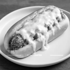Veg cheese hot dog