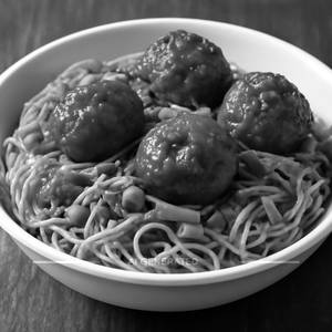 Chicken manchurian noodles