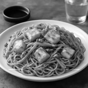Paneer hakka noodles