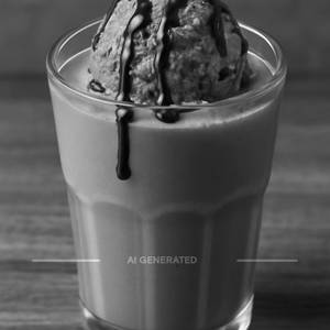 Chocolate Shake With Ice Cream