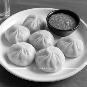 Steamed Momos [6 Pieces]