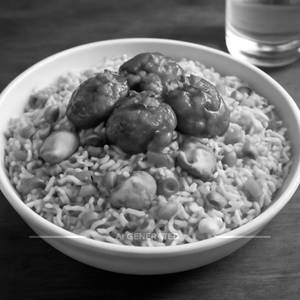 Chicken Manchurian Fried Rice