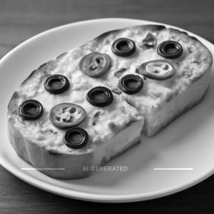 Olives Jalapeno Cheese Garlic Bread