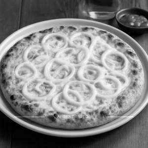 Onion cheese pizza