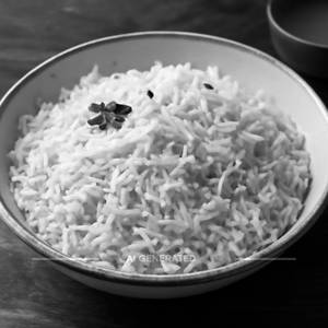 Plain rice [ half]