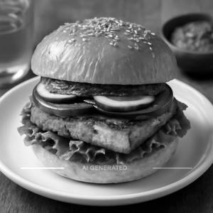Tandoori paneer burger