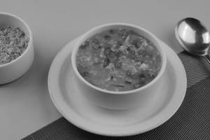 Veg Burnt Garlic Soup
