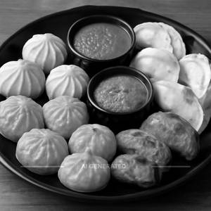 Veg Momos Plater