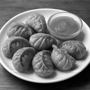 Veg Momos Fry  [8 Pieces]