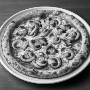 Mushroom pizza