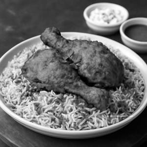 Fried Chicken Biryani