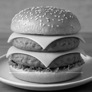 Melted Double Cheese Burger