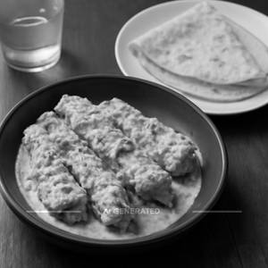Malai Chaap With 2 Rumali Roti       