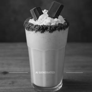 Kitkat vanilla milkshake