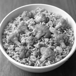Egg gobi fried rice