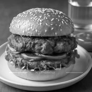 Chicken Schezwan Burger