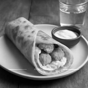 Dubble egg paneer roll