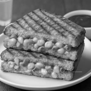 Corn And Capsicum Sandwich