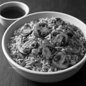 Mushroom Fried Rice