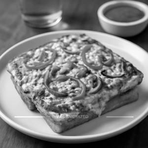 Veg sandwich pizza