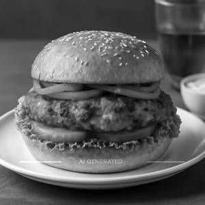 Tandoori chicken burger