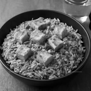 Paneer Chilli Garlic Fried Rice