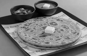 Matar Paneer Paratha