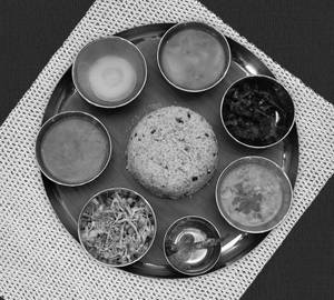 Rahu fish dry thali(1piece)