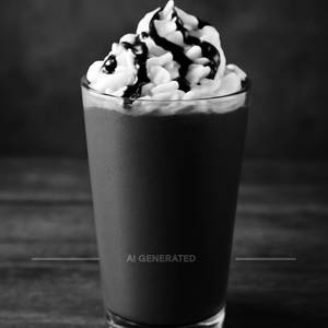 Dark chocolate shake