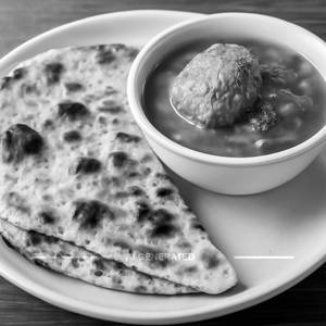 Keema Naan With Gravy